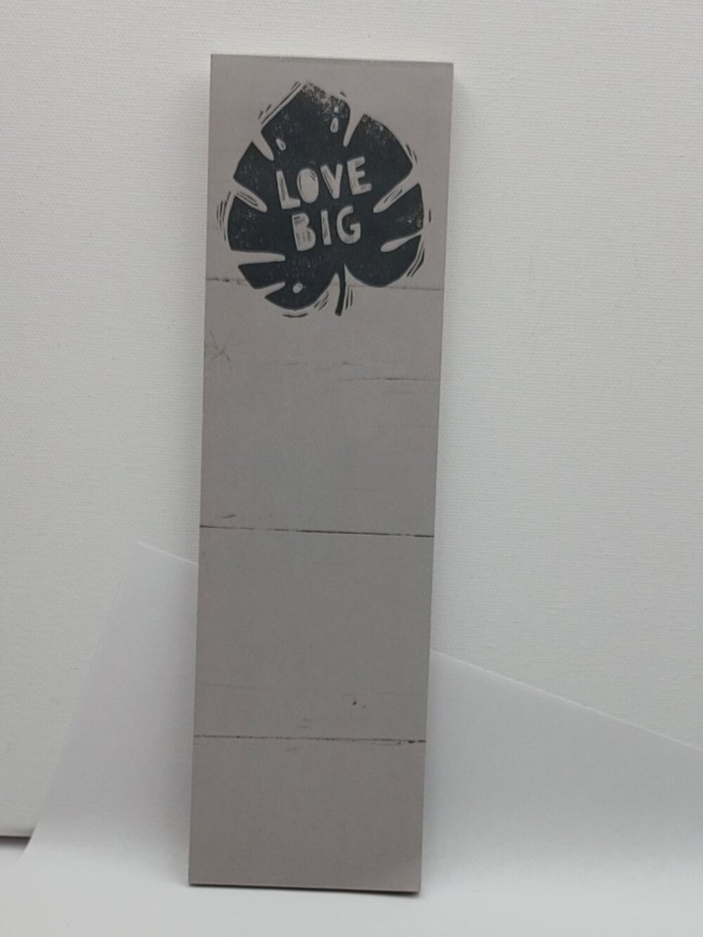 Primitives by Kathy - Love Big - Magnetic List Notepad